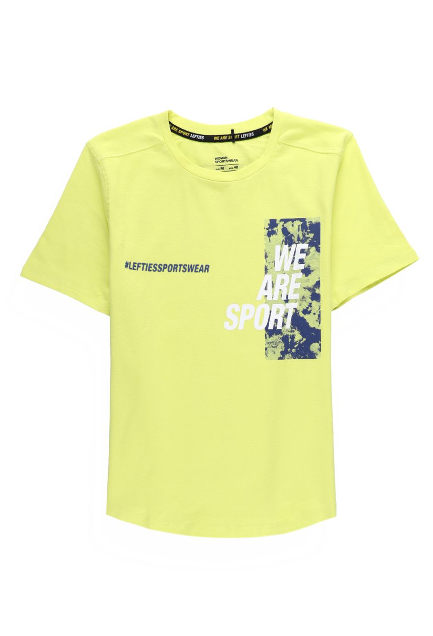 t-shirt neon napisy