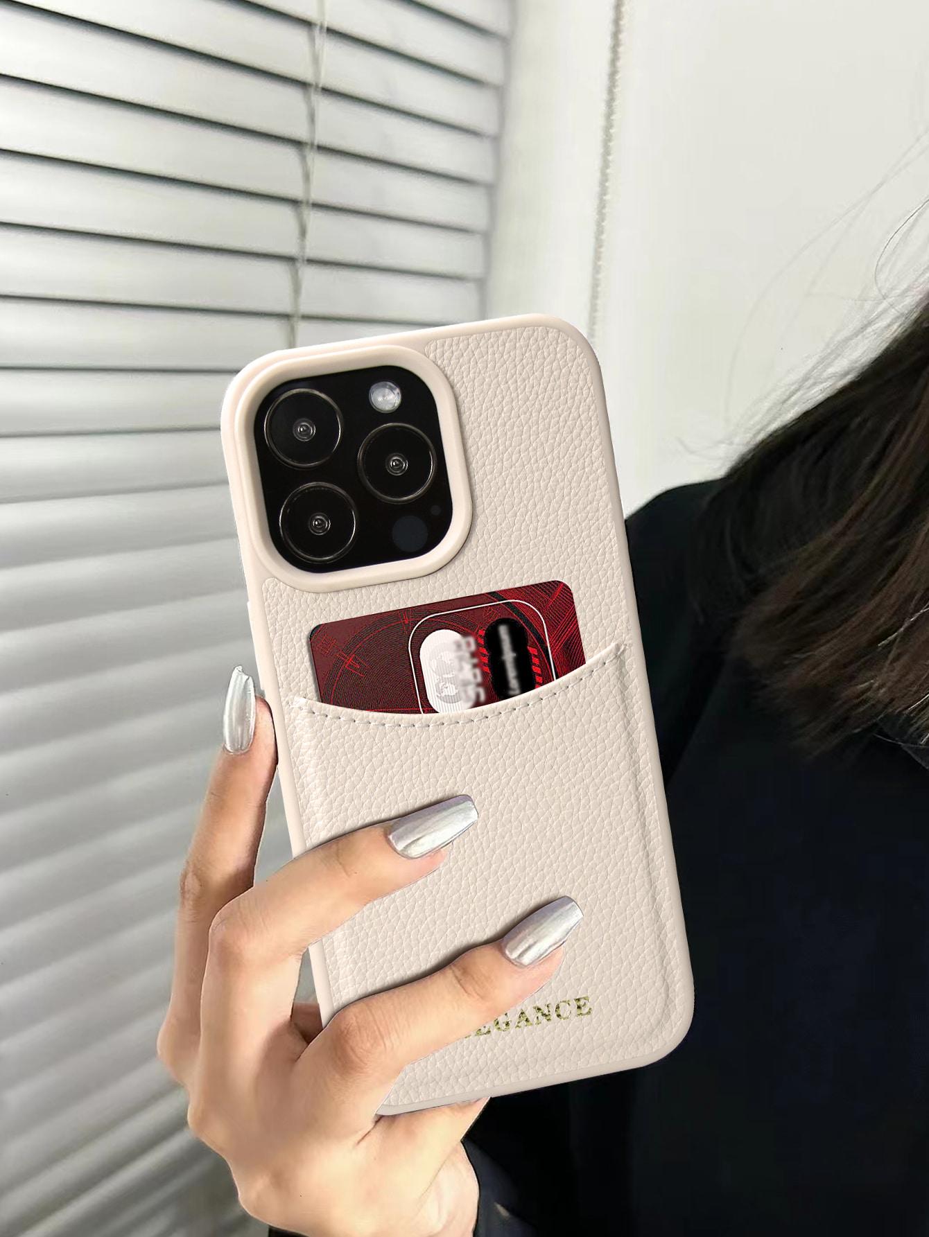 beżowe ETUI NA TELEFON iPhone 15