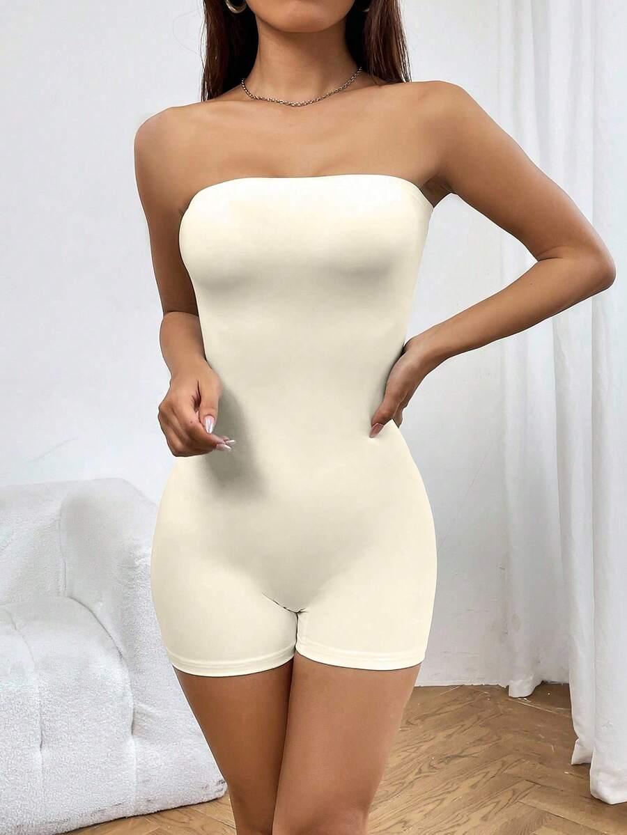KOMBINEZON DAMSKI TYPU BANDEAU