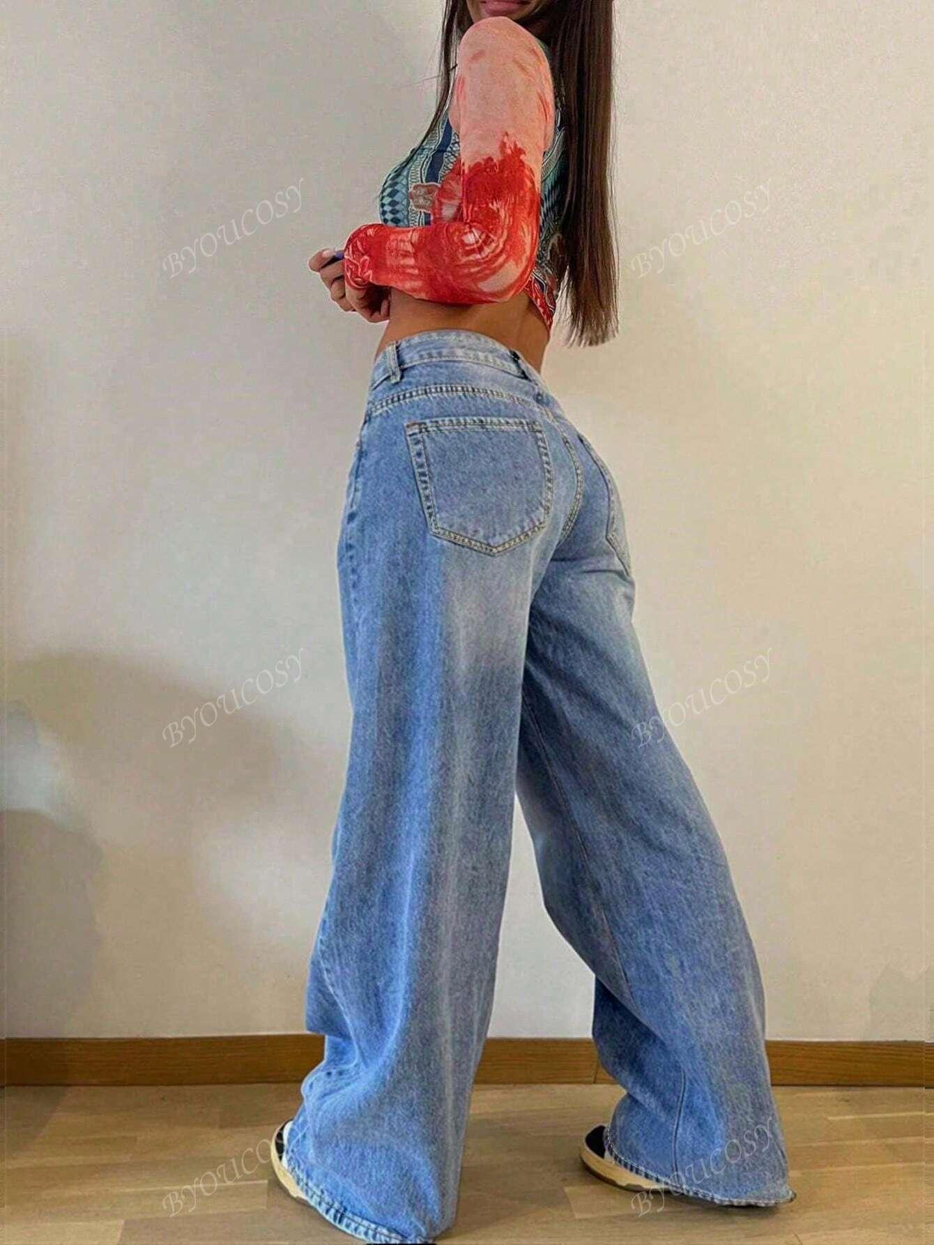 NIEBIESKIE JEANSY KIESZENIE