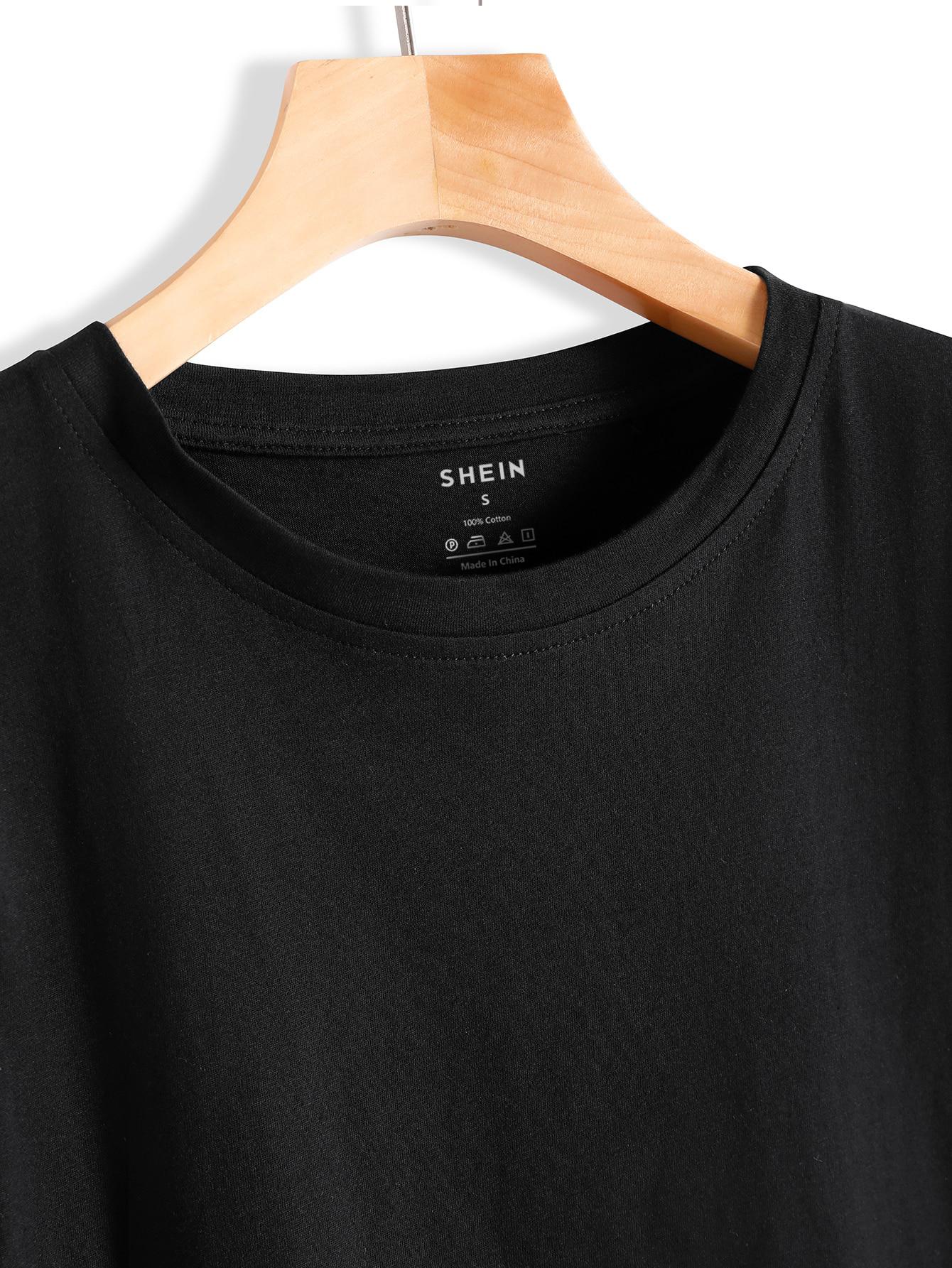 KLASYCZNY CZARNY T-SHIRT