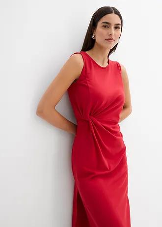 CZERWONA MIDI SUKIENKA