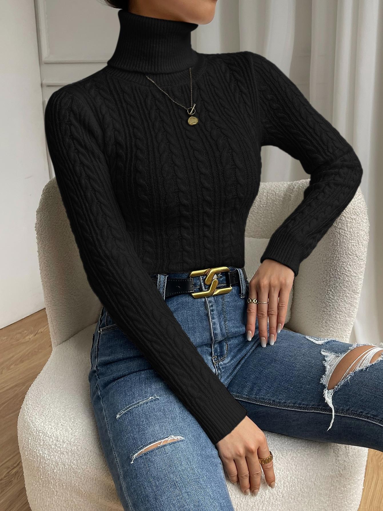 CZARNY SWETER GOLF