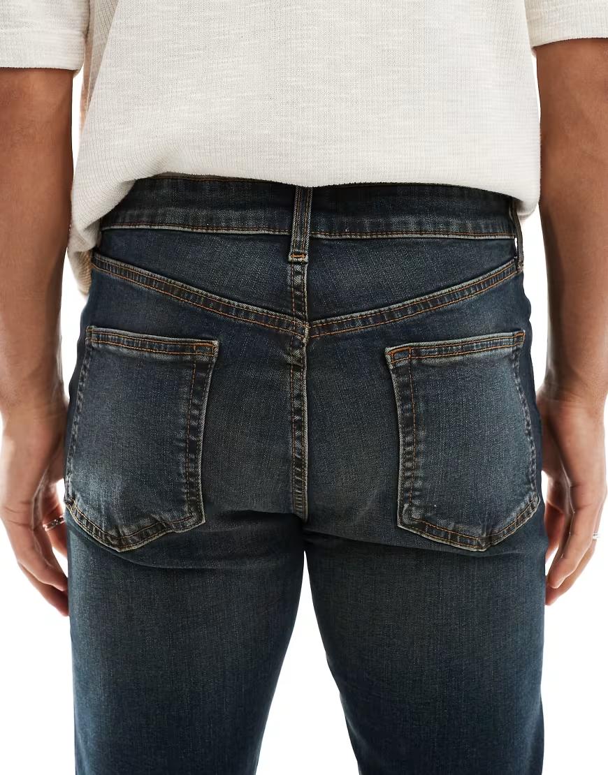 NIEBIESKIE SPODNIE JEANS KIESZENIE