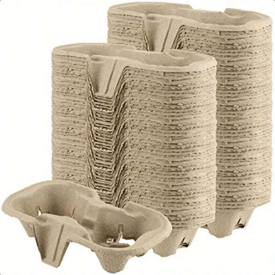 Uchwyt papierowy na 2 kubki 50-pack