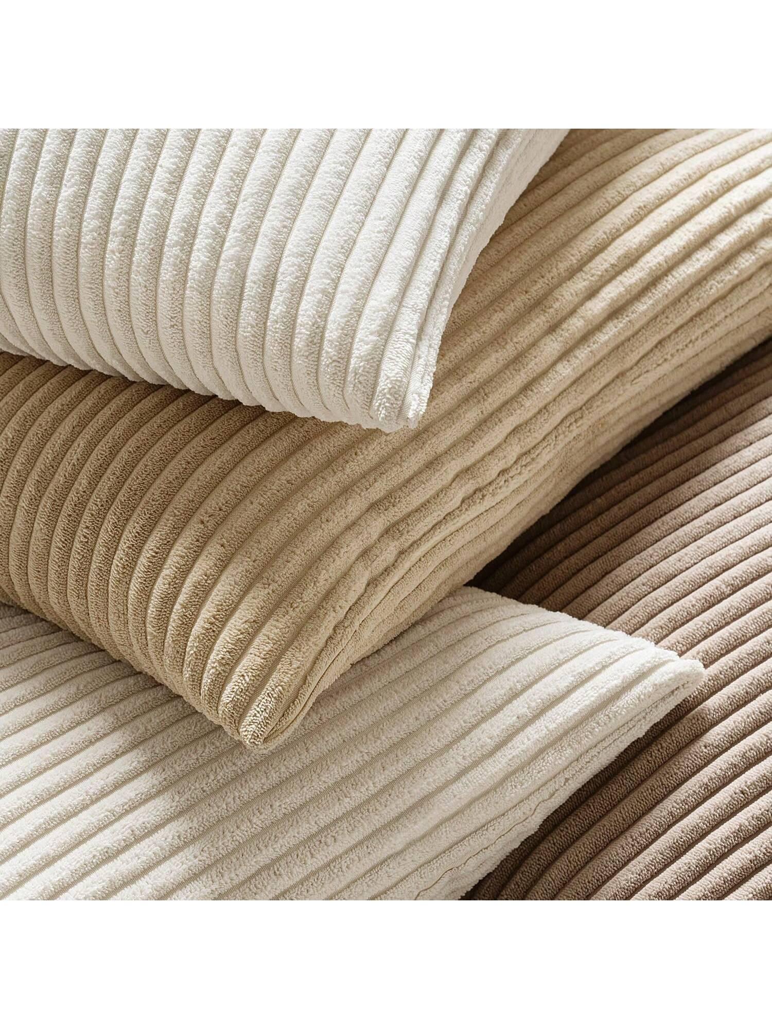 KREMOWA POSZEWKA NA PODUSZKĘ 2-PACK