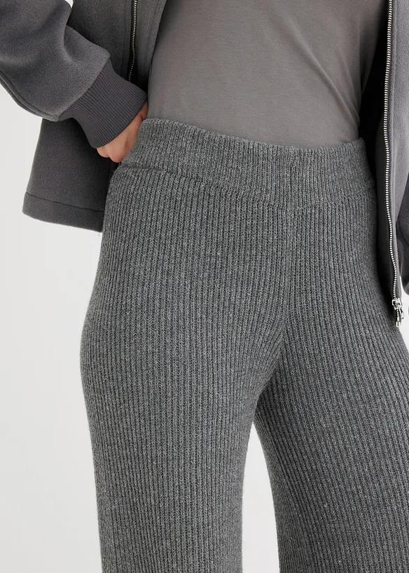 szare spodnie casual 