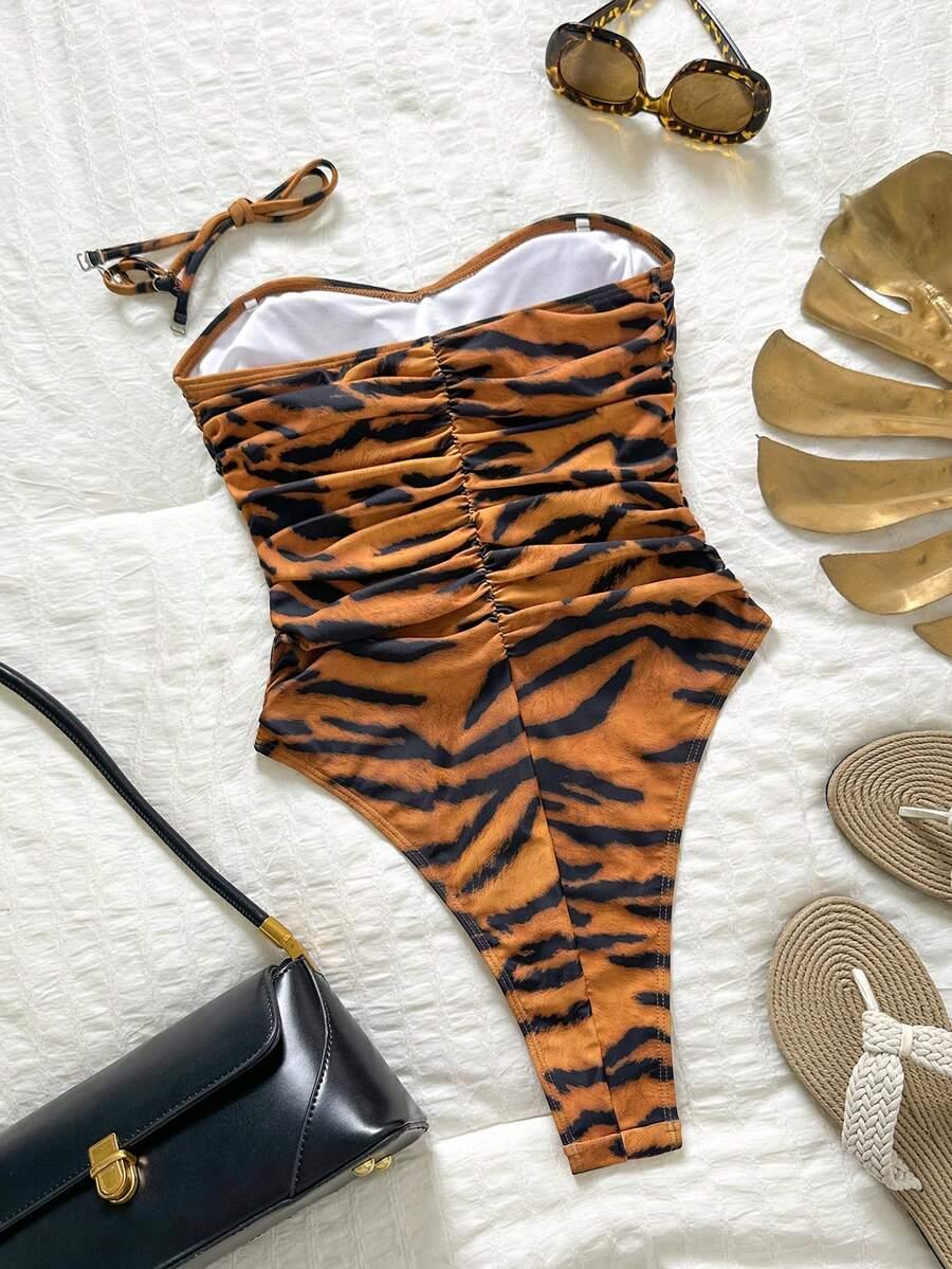 JEDNOCZĘŚCIOWY STRÓJ KĄPIELOWY ANIMAL PRINT