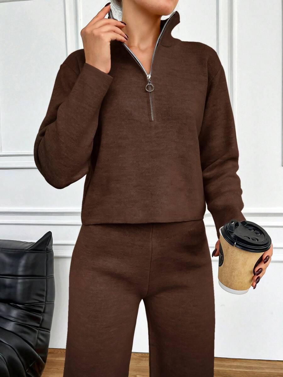 KOMPLET SWETER SPODNIE