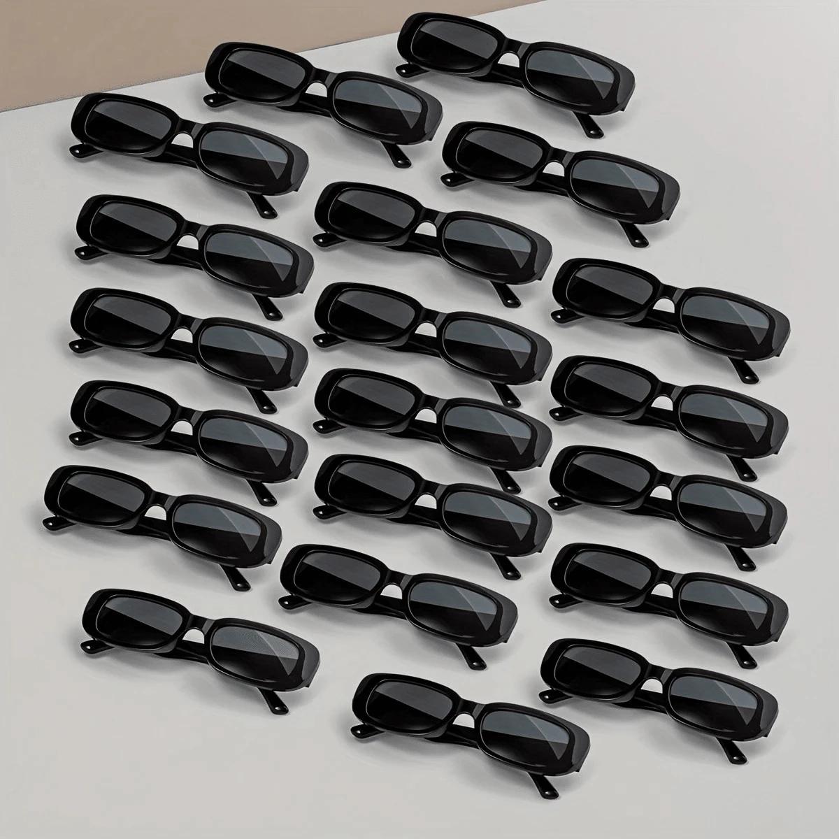 czarne okulary przeciwsłoneczne 19-pack 
