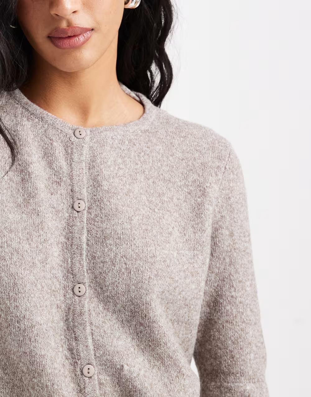 sweter z krótkim rękawem kardigan