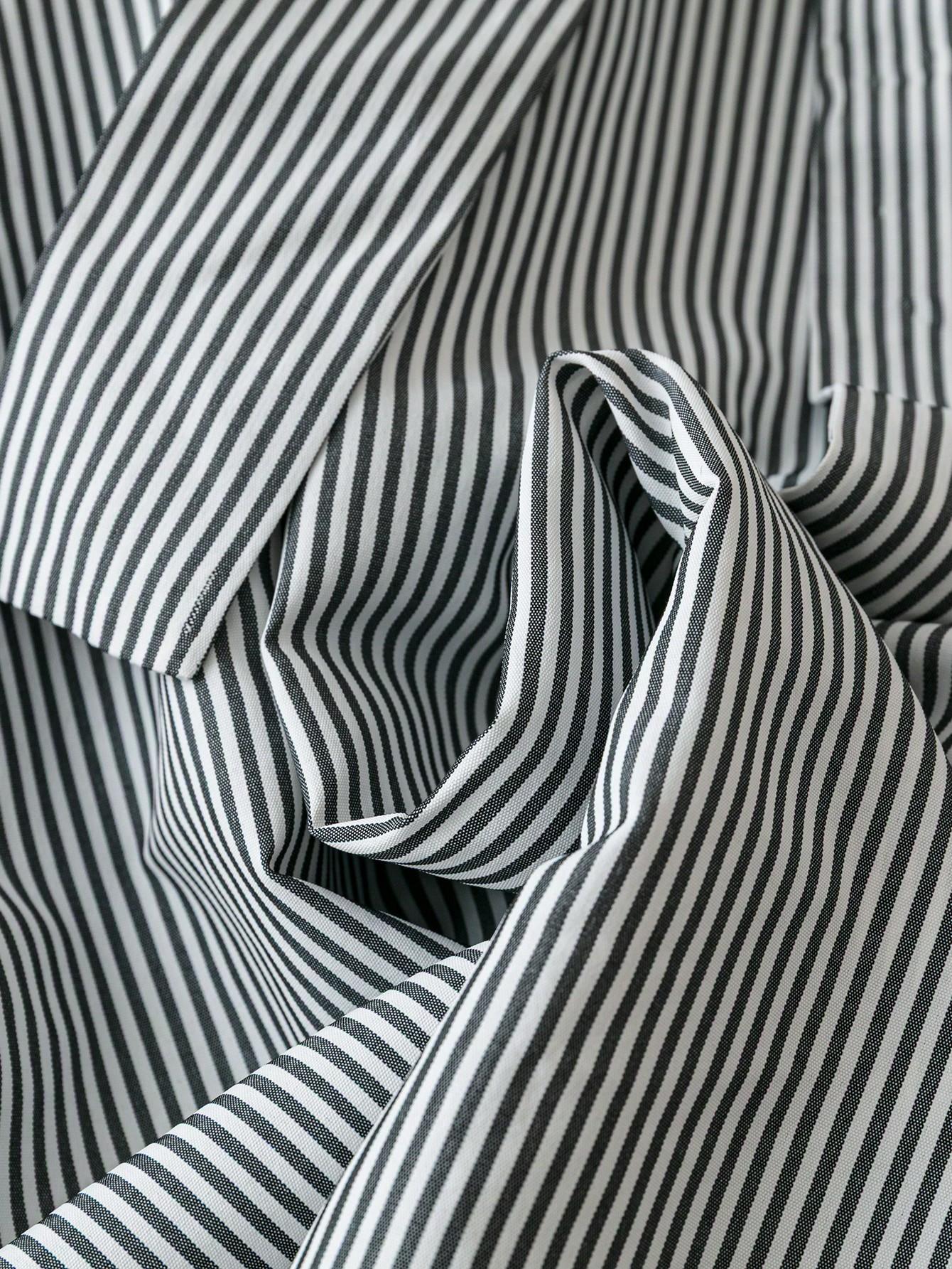 SUKIENKA WZÓR PASKI V NECK