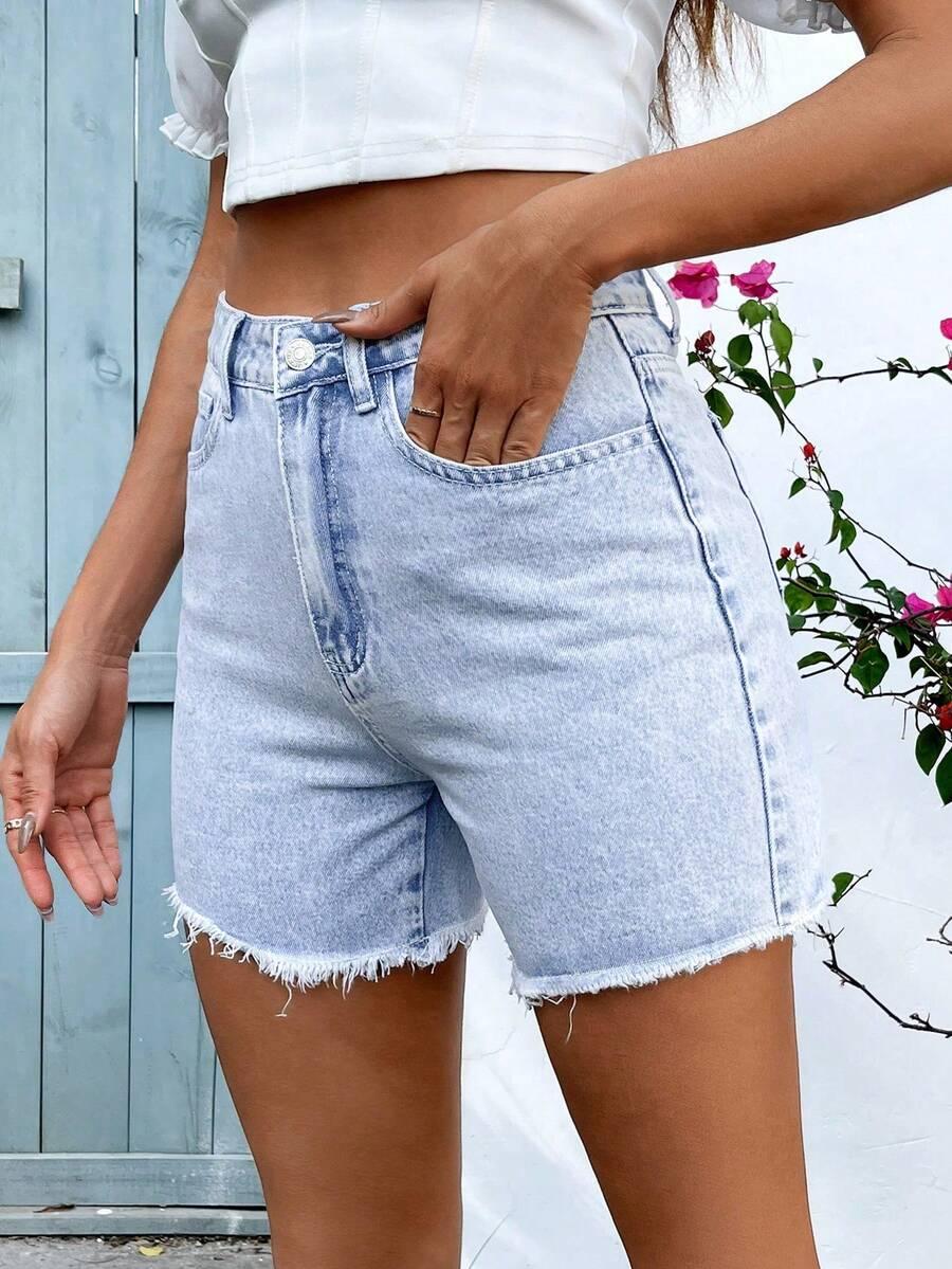 NIEBIESKIE SPODENKI JEANS