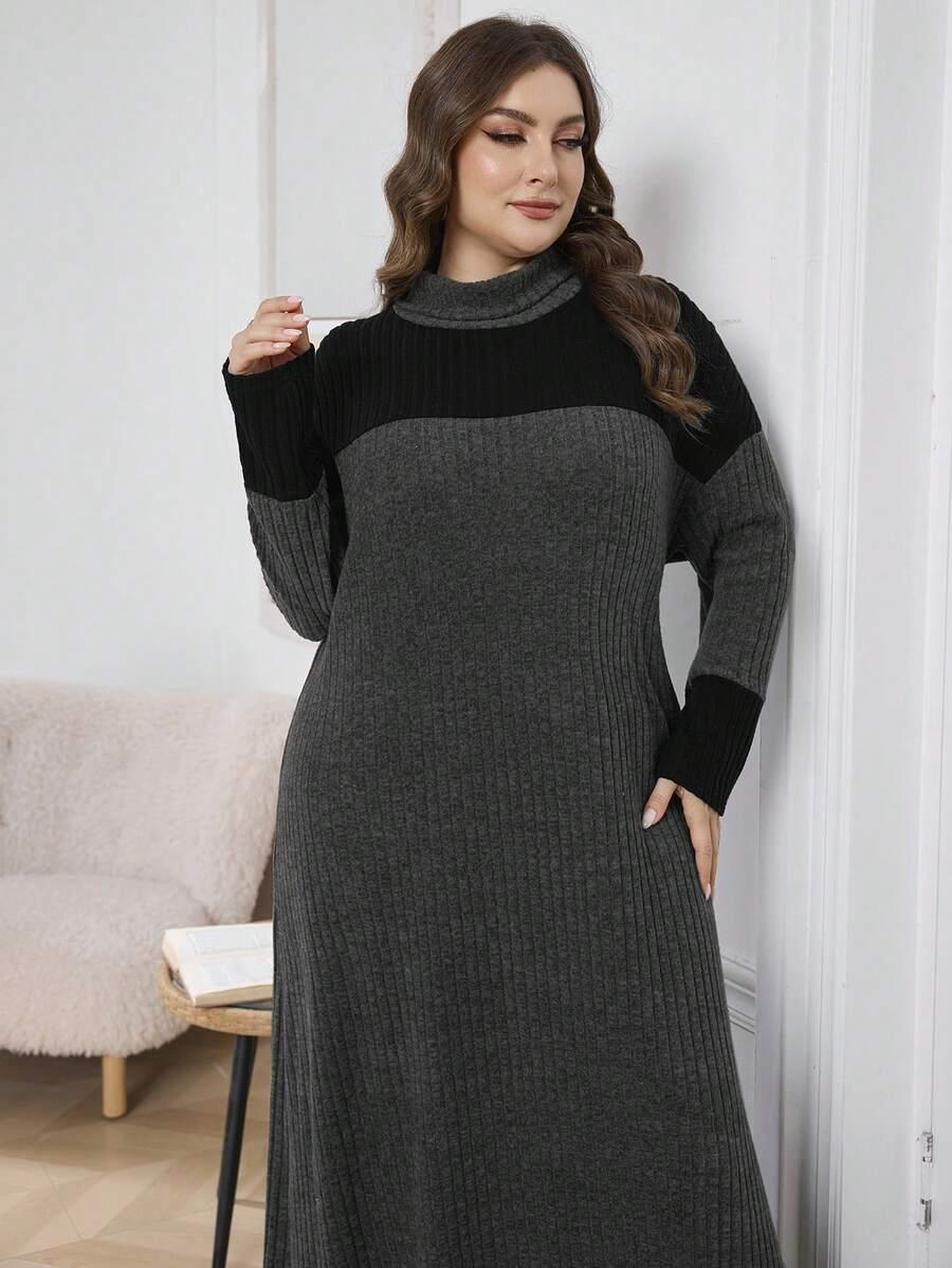 SZARA MAXI SUKIENKA 