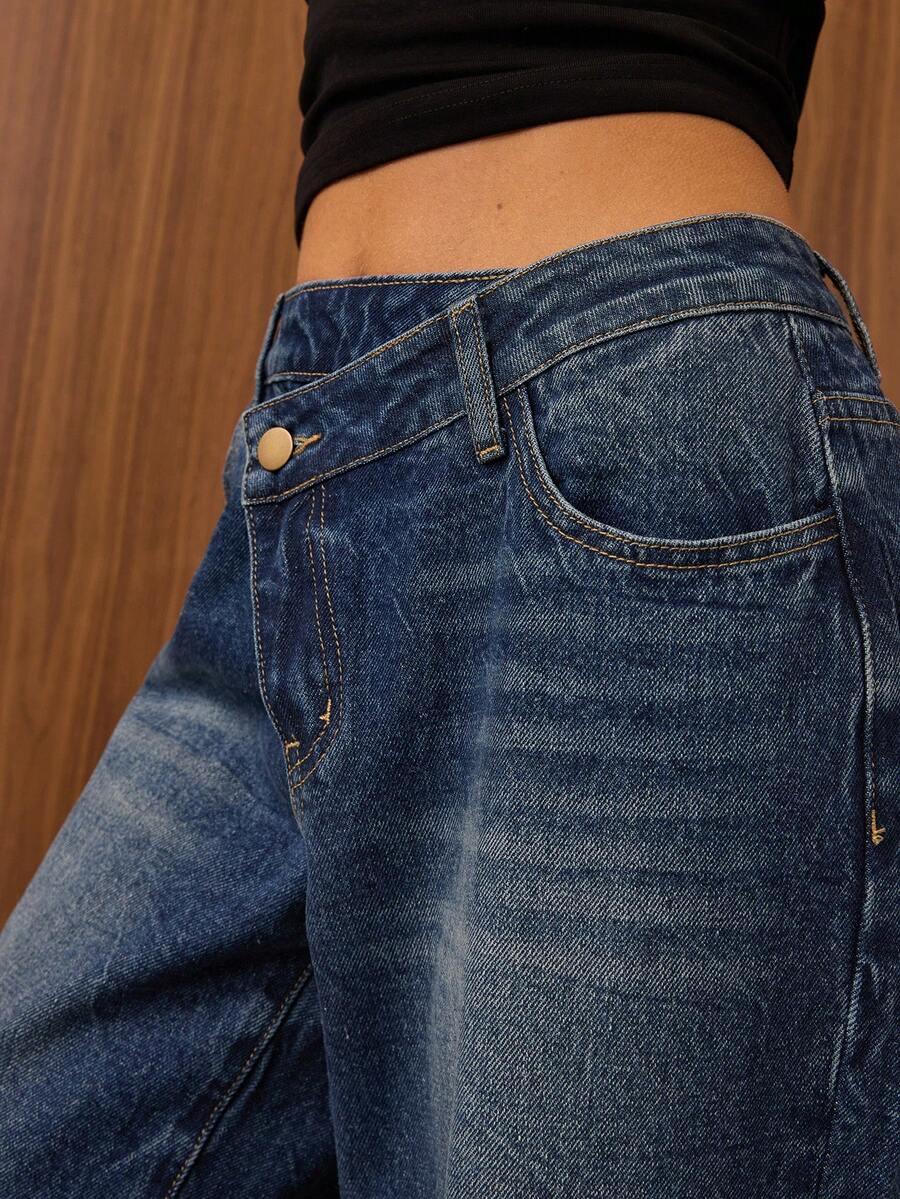 NIEBIESKIE SPODNIE JEANS