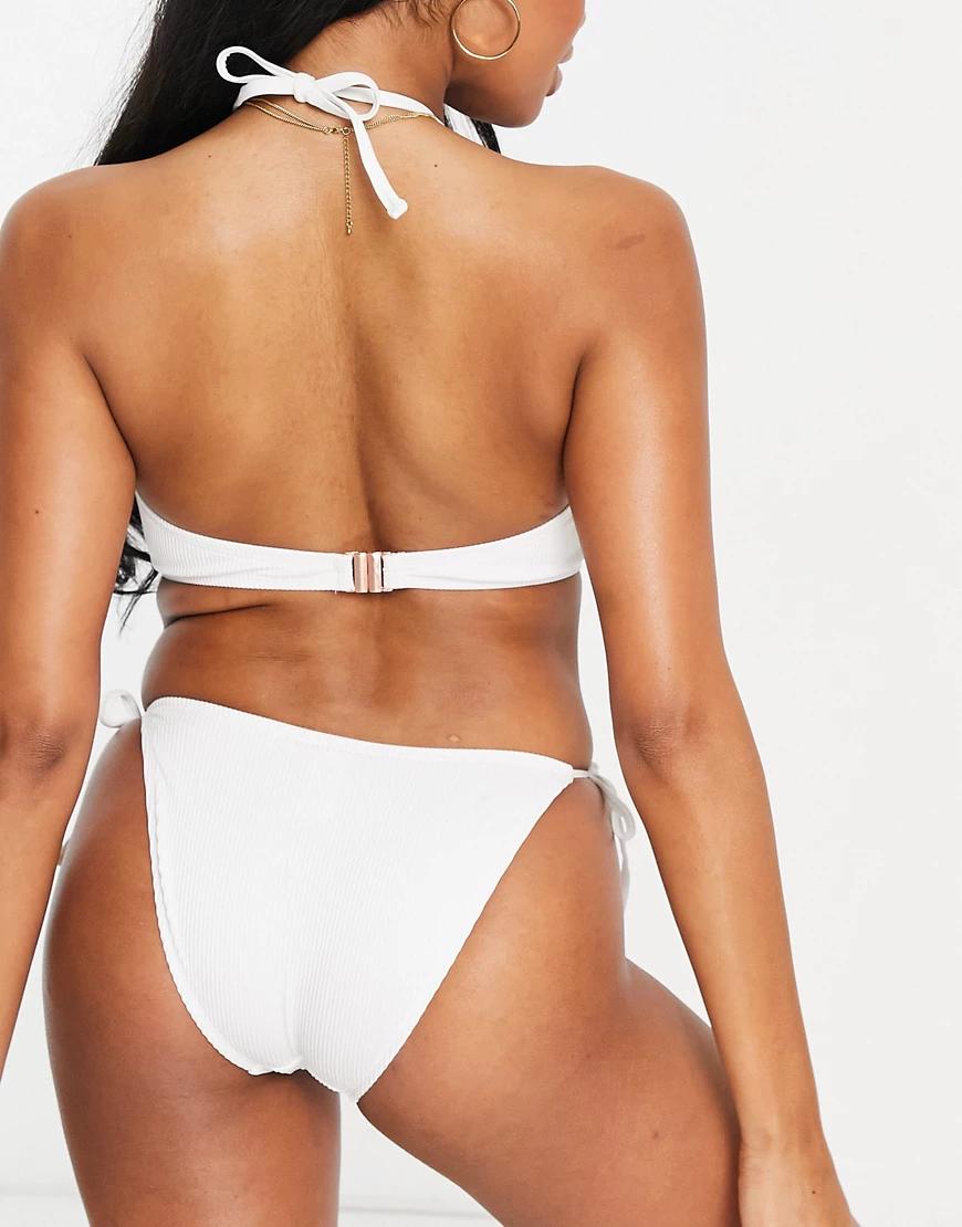 biały dół od bikini struktura