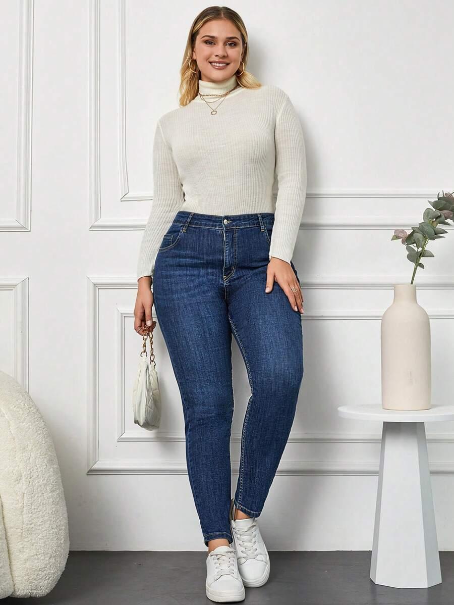 SPODNIE JEANS RURKI