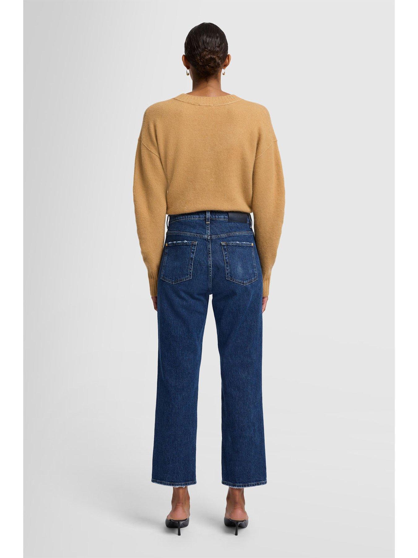 7 FOR ALL MANKIND PROSTE JEANSY DAMSKIE 