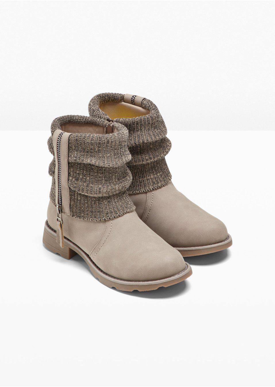 BUTY Z WKŁADKĄ DZIANINOWĄ