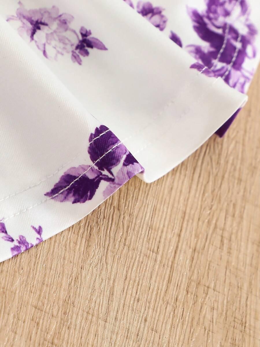 sukienka print kwiaty