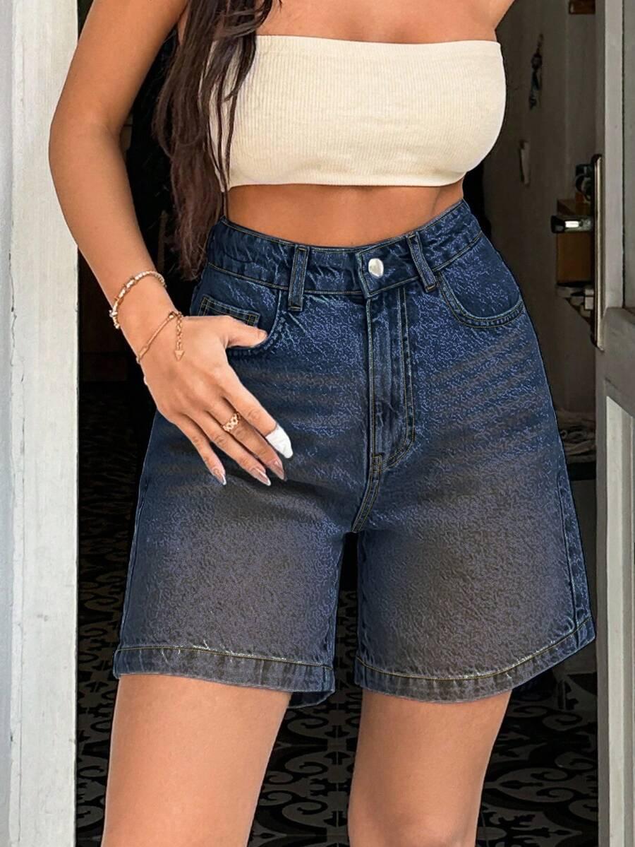 NIEBIESKIE SPODENKI JEANS