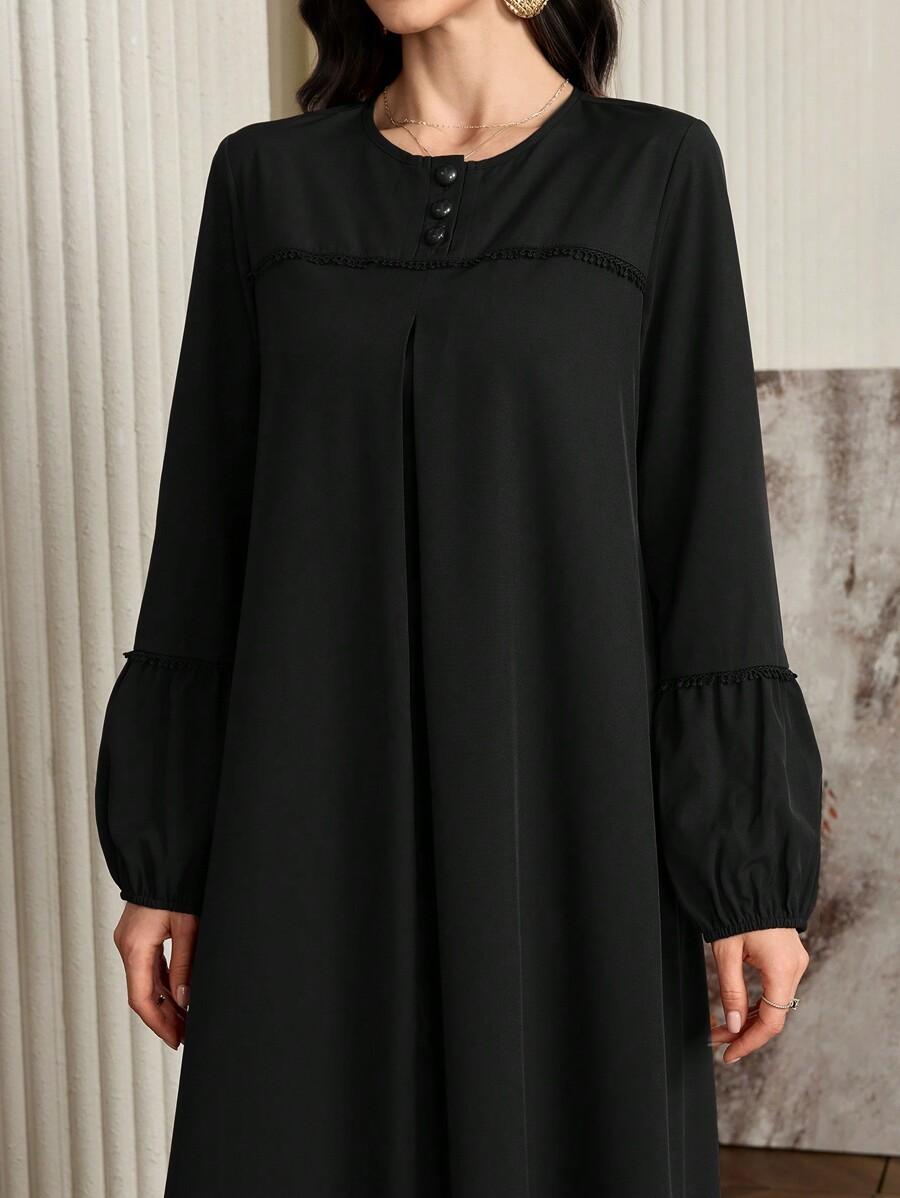 CZARNA MAXI SUKIENKA 