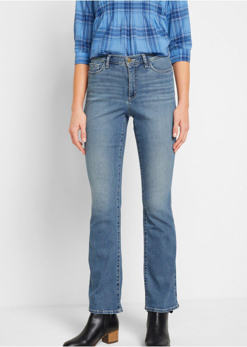 SPODNIE JEANSOWE PROSTE