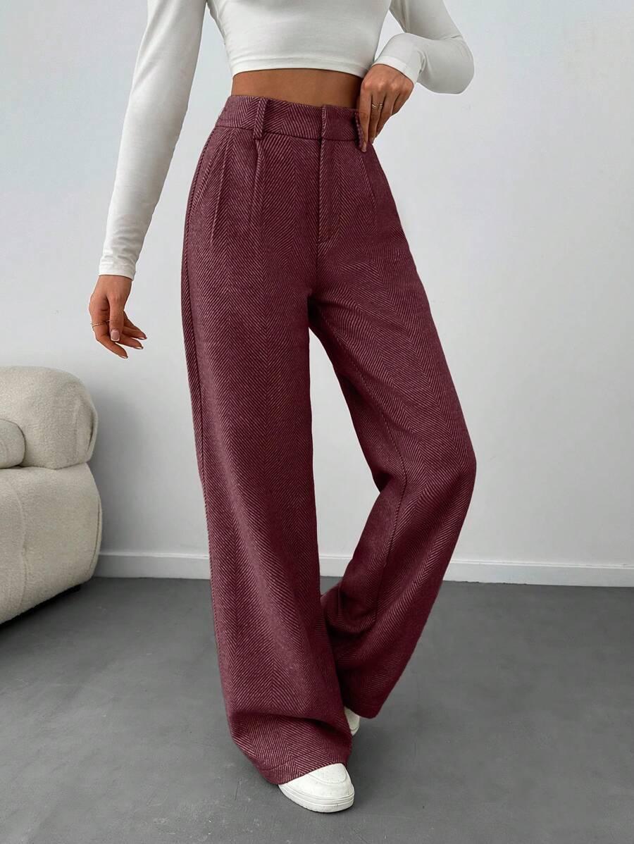 SPODNIE WYSOKI STAN CASUAL