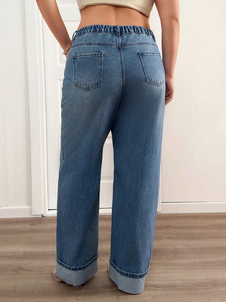 NIEBIESKIE SPODNIE JEANS