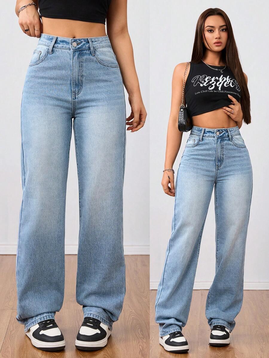 NIEBIESKIE SPODNIE JEANS