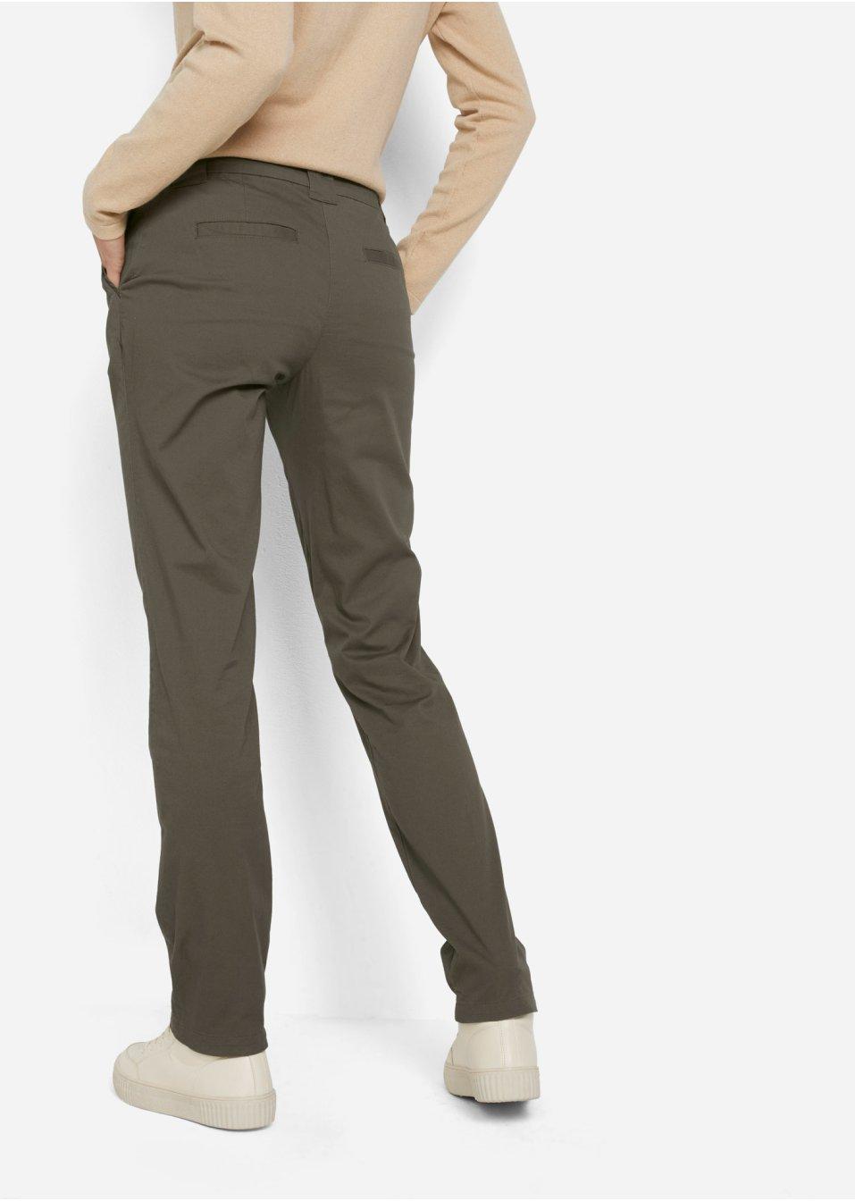 zielone spodnie chinos casual