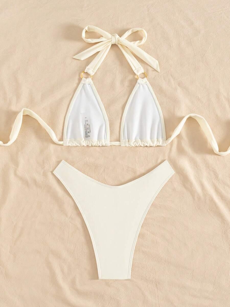 żółty dół od bikini