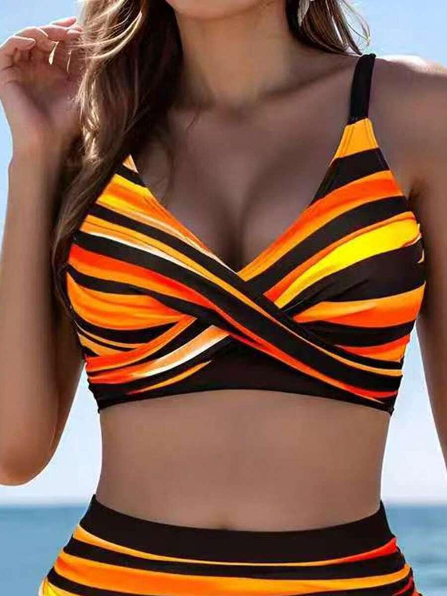 TRZYCZĘŚCIOWY KOMPLET BIKINI PRINT