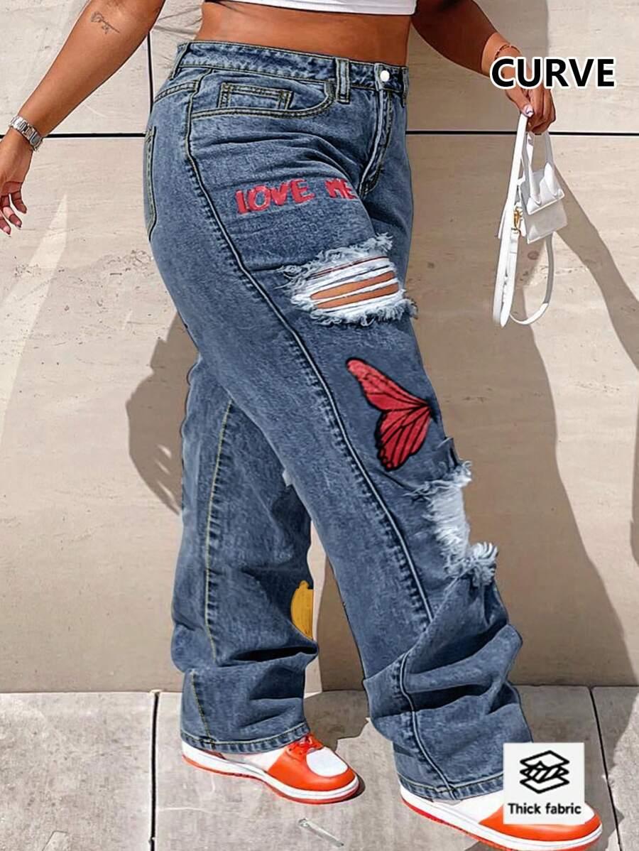 NIEBIESKIE SPODNIE JEANS