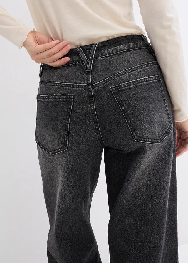 spodnie jeans szeroka nogawka