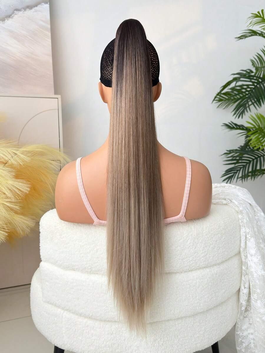 kucyk syntetyczny ombre średni blond
