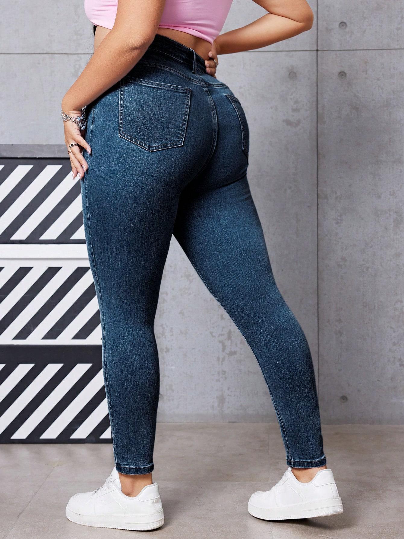 SPODNIE JEANS WYSOKI STAN