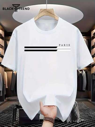biały t-shirt nadruk