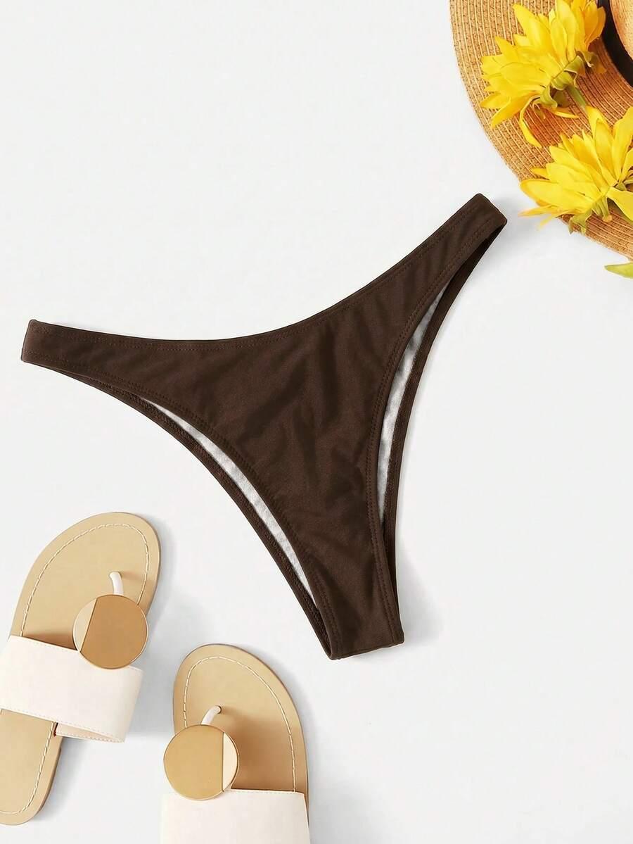 BRĄZOWY DÓŁ OD BIKINI