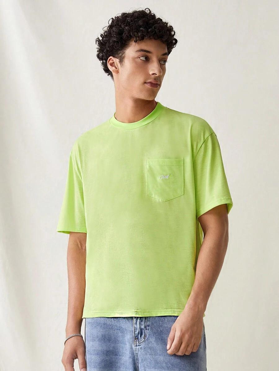 T-SHIRT MĘSKI OKRĄGŁY DEKOLT