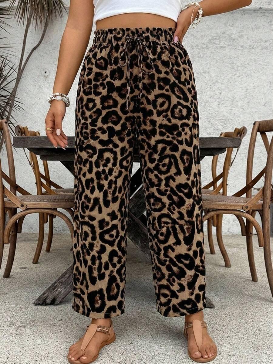 spodnie animal print