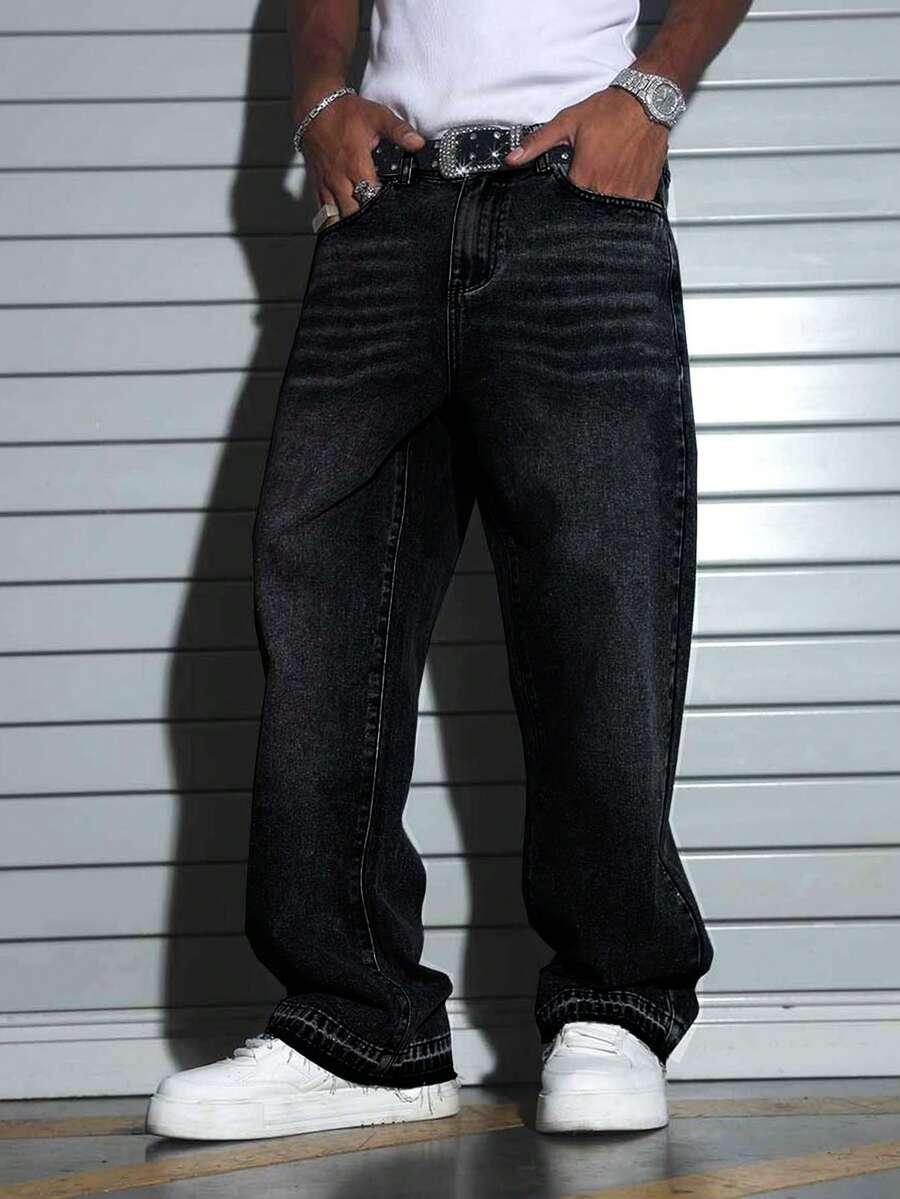 CZARNE JEANSY CASUAL