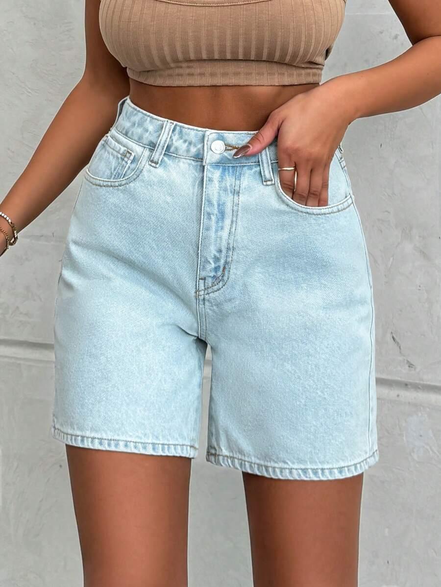 NIEBIESKIE SPODENKI JEANS