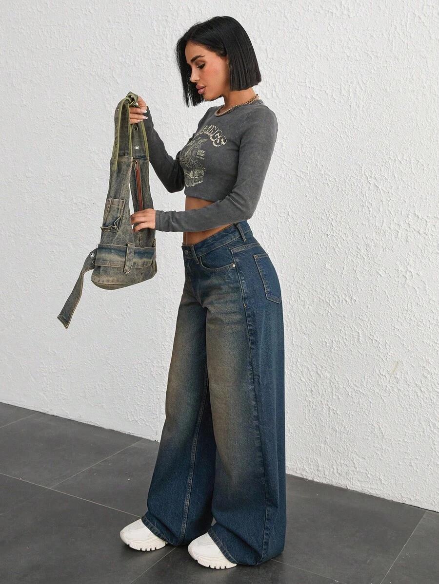 NIEBIESKIE SPODNIE JEANS 