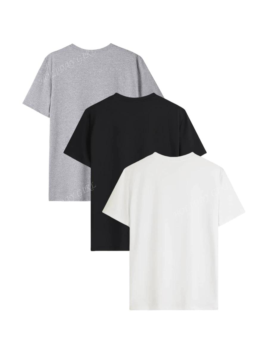 LUŹNY T-SHIRT 3 PACK