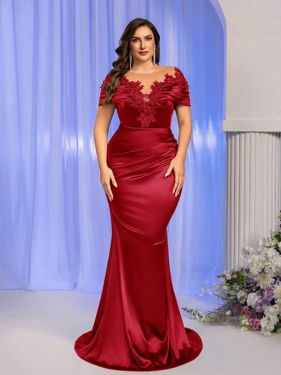 czerwona maxi sukienka