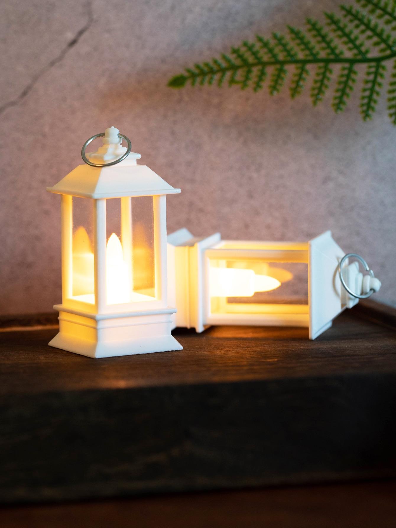 biała lampka nocna 4-pack