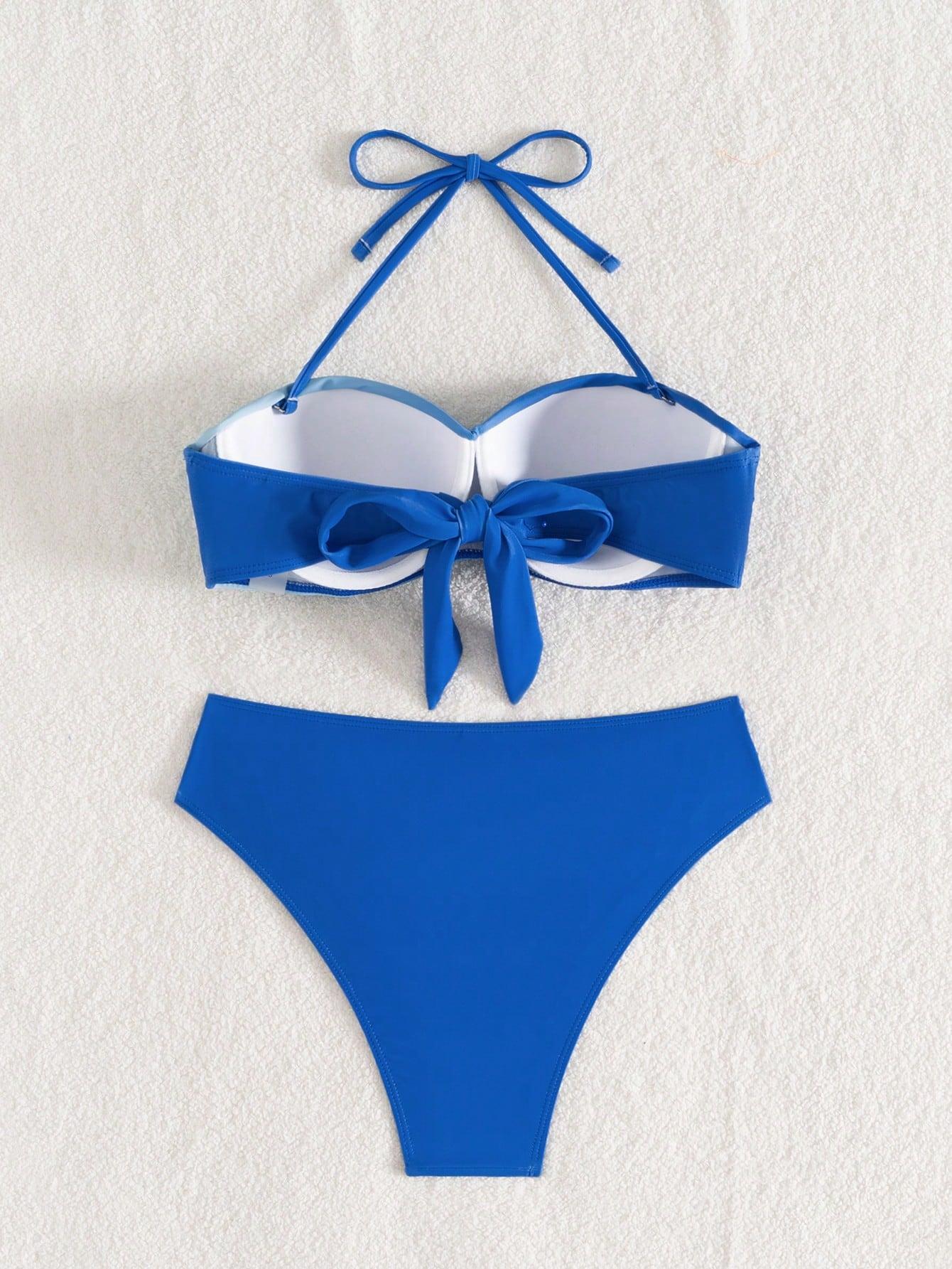 dwuczęściowy kostium kąpielowy bikini