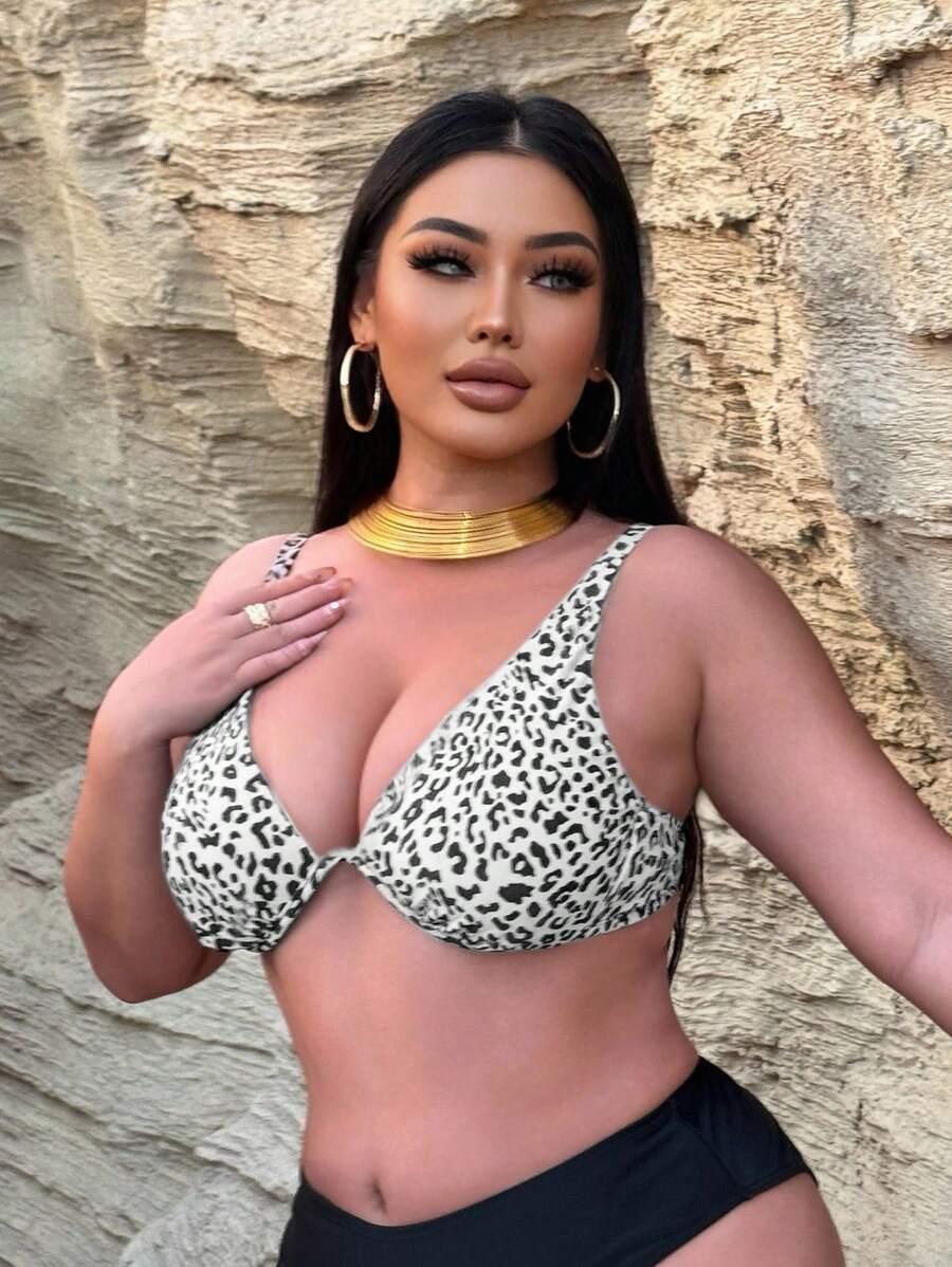 GÓRA OD BIKINI ANIMAL PRINT