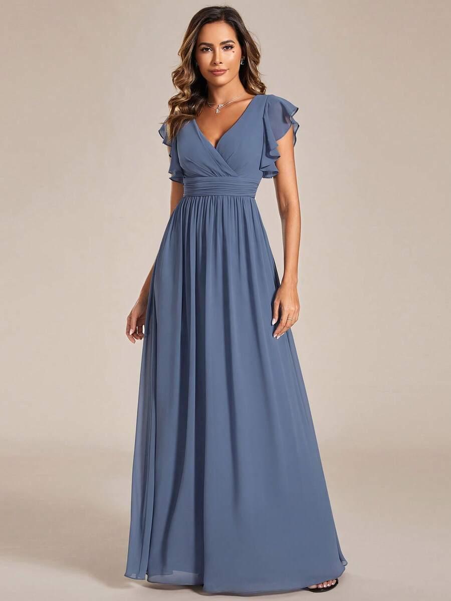 NIEBIESKA MAXI SUKIENKA